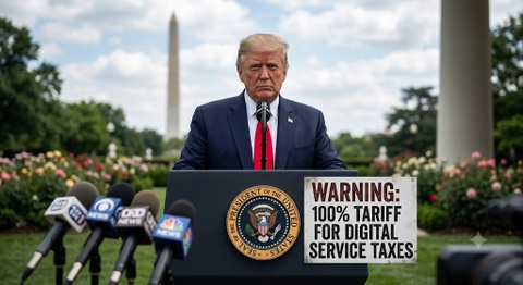 Ong Trump canh bao ap thue 100% voi nuoc danh thue Big Tech My hinh anh
