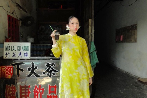 Nuom nuop 'nang tho' den tiem nuoc sam TP.HCM dip can Tet hinh anh