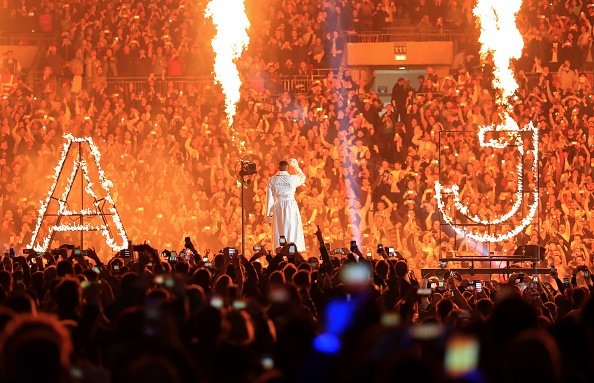Anthony Joshua ha knock-out Wladimir Klitschko anh 1