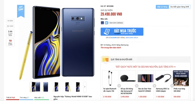 Galaxy Note9 ra mat tai Viet Nam anh 2