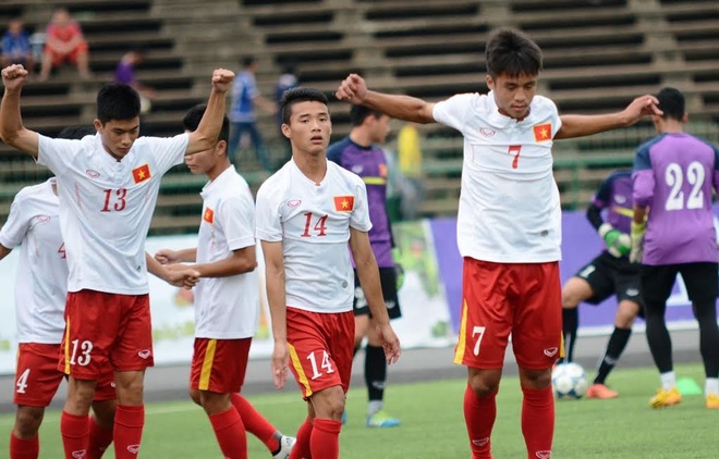 Tran U16 Campuchia vs U16 Viet Nam anh 5