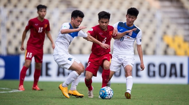 Tran U16 Viet Nam vs U16 Iran anh 1