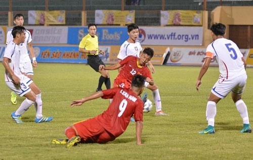 Tran U19 Viet Nam vs U19 Dai Loan anh 14