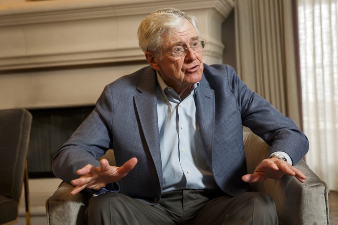 Ty phu Charles Koch anh 1