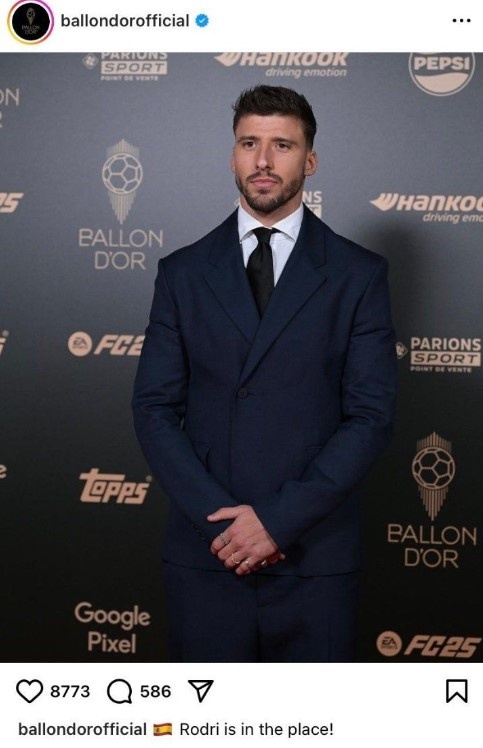 Nhầm lẫn khó tha thứ ở lễ trao giải Quả bóng Vàng 1 Qua bong vang 2024 anh 1