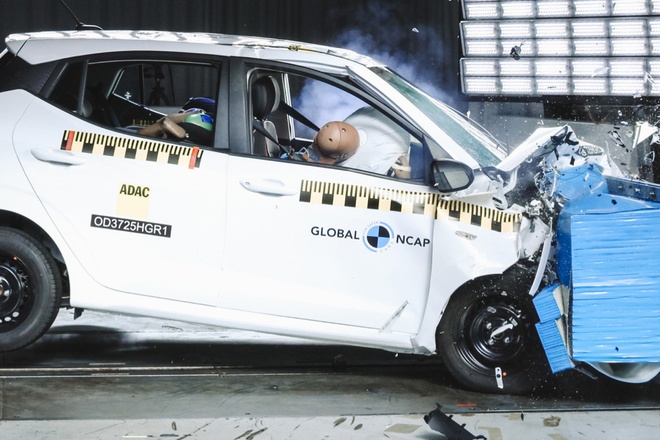 Hyundai Grand i10 bị đánh giá kém về khả năng bảo vệ hành khách