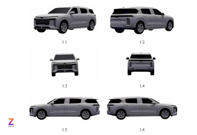 VinFast hé lộ SUV cỡ lớn và xe van điện mới qua bản quyền thiết kế