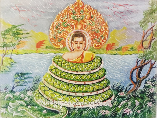 Rồng Naga biểu tượng nước trong văn hóa Tây Tạng