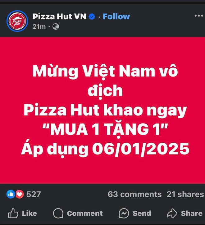 Điện Máy Xanh, Phúc Long, Grab... 'đua' ưu đãi mừng Việt Nam vô địch