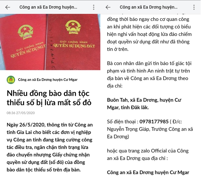 dung zalo canh bao nguoi dan anh 1
