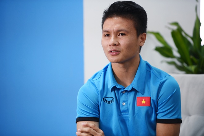 Giao luu truc tuyen,  Van Toan,  Quang Hai,  Bui Tien Dung,  ASIAD 2018,  Olympic Viet Nam anh 4