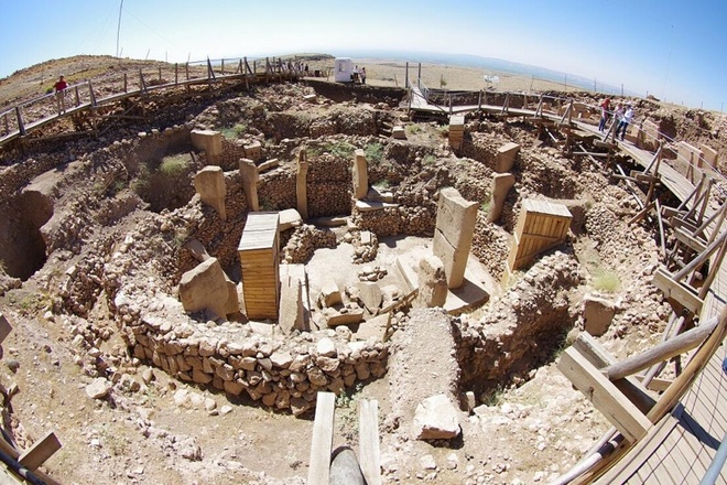 Toàn cảnh khu khảo cổ Göbekli Tepe tại Şanlıurfa Thổ Nhĩ Kỳ