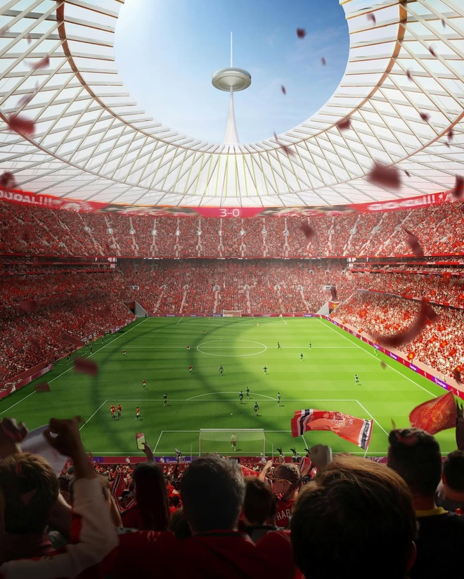 Sân Old Trafford mới của MU đẹp như mơ - Thể thao