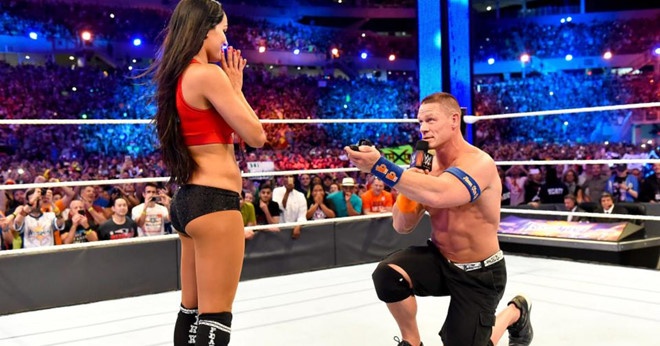 Một năm sau màn cầu hôn hoành tráng, John Cena chia tay bạn gái - Hậu trường