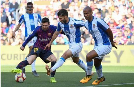 Barca vs Espnayol,  Barca,  Messi anh 12