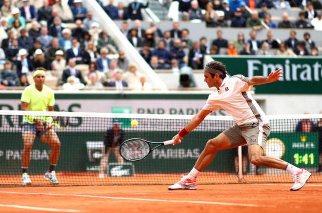 Rafael Nadal,  Roger Federer,  Roland Garros,  ban ket,  tennis anh 27