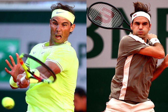 Rafael Nadal,  Roger Federer,  Roland Garros,  ban ket,  tennis anh 10