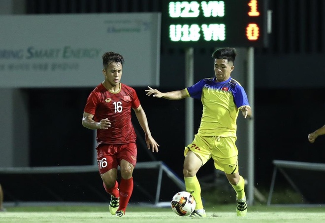 truc tiep U23 Viet Nam vs U18 Viet Nam anh 22