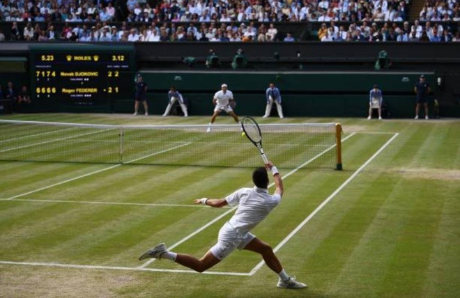 Roger Federer,  Novak Djokovic,  chung ket Wimbledon,  tuong thuat truc tiep anh 64
