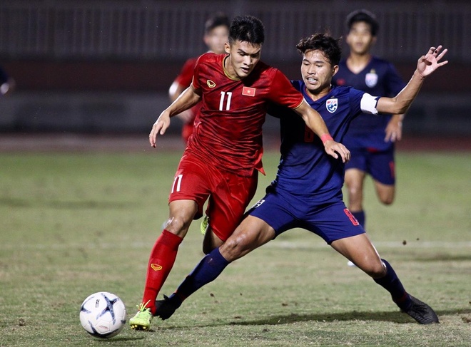 truc tiep U18 Viet Nam vs U18 Thai Lan anh 7