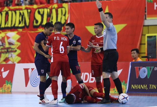 truc tiep futsal Viet Nam vs Thai lan anh 12