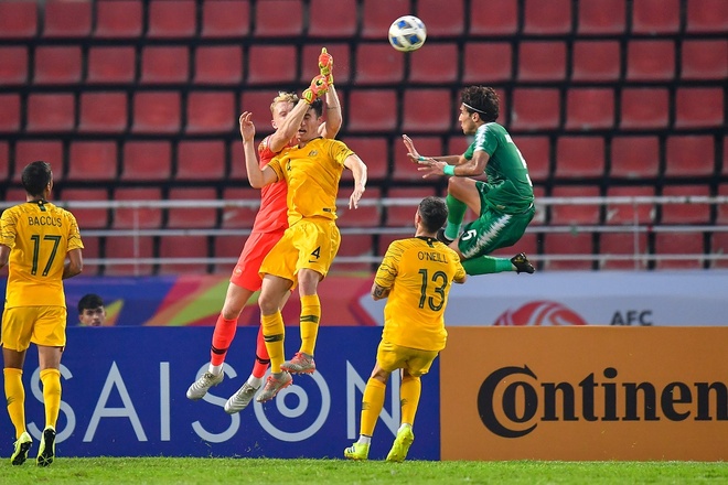 truc tiep U23 Iraq vs Australia anh 4