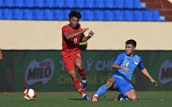U23 Campuchia vs Singapore anh 9