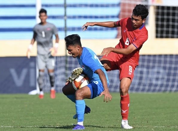 U23 Campuchia vs Singapore anh 10
