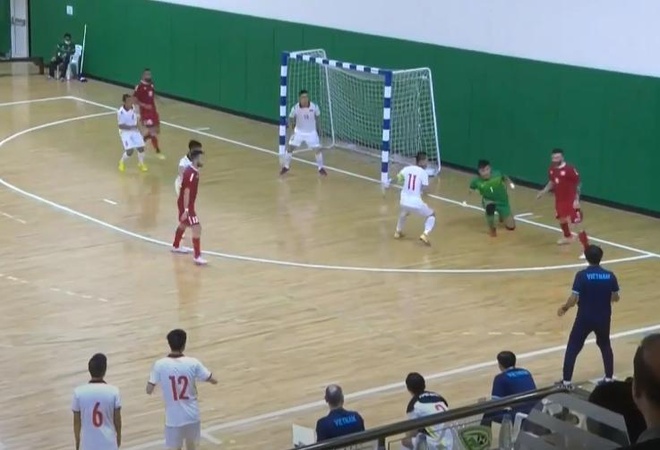 Futsal Viet Nam vs Lebanon anh 17