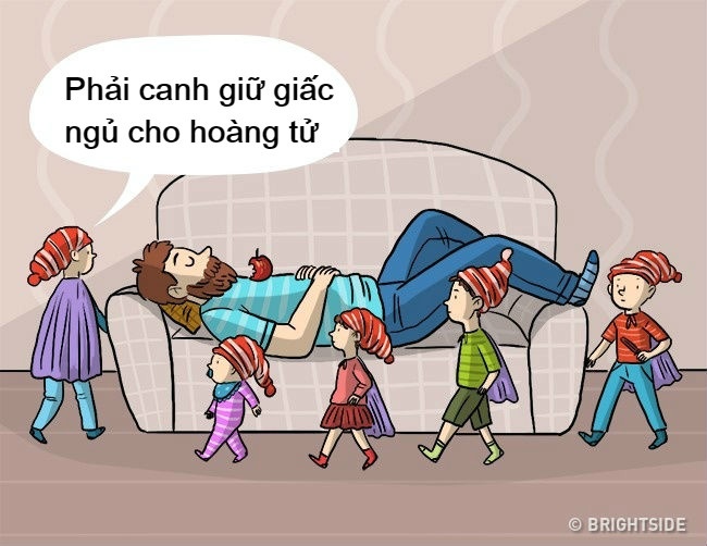 bo tranh the hien tinh cha con am ap anh 2