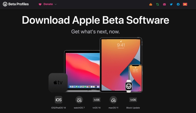 Huong dan cap nhat iOS 14 beta anh 1