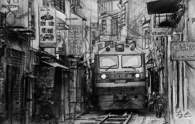 vẽ tranh chì màu ảnh 10 ve tranh chi mau anh 10