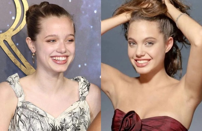 Sự tương đồng của Angelina Jolie và con gái Shiloh - Giải trí
