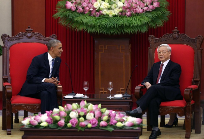 Tong thong Obama gap Thu tuong Nguyen Xuan Phuc anh 4