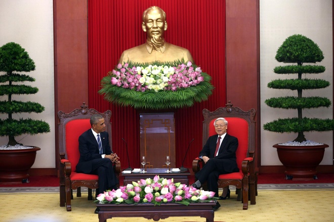 Tong thong Obama gap Thu tuong Nguyen Xuan Phuc anh 3