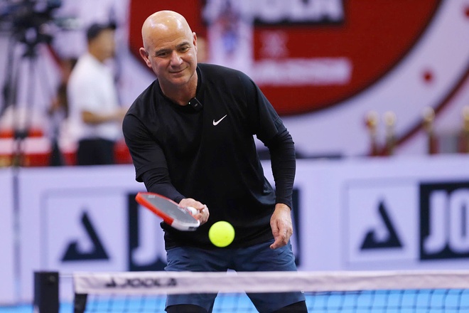 Huyền thoại Agassi sang Việt Nam, giao lưu pickleball - Thể thao