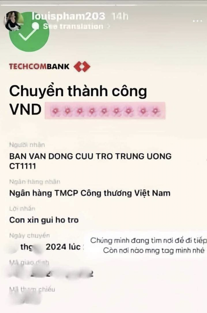 sao ke lan 2, check var mttq, sao ke, sao ke mttq, Louis Pham, Louis Pham phong bat, Viet Anh Pi Po, sao ke vietinbank, sao ke vietcombank anh 1