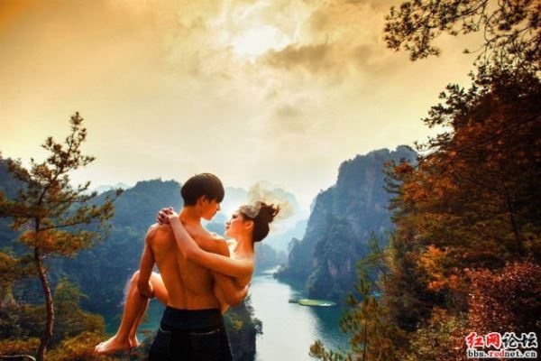 Chụp ảnh cưới khoả thân nghệ thuật