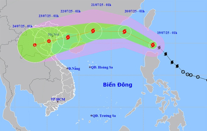 Tin bão Wipha mới nhất: Hôm nay Biển Đông đón bão số 3 - Xã hội