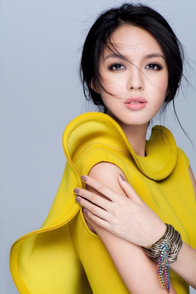Trương Tử Lâm - Hoa hậu thế giới 2008 ngồi ghế giám khảo cuộc thi năm nay.