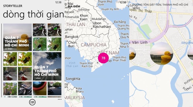 Ứng dụng Storyteller sẽ giúp phượt thủ lưu lại thông tin chi tiết về địa điểm, thời gian chụp ảnh. 