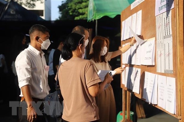 bau cu Thai Lan anh 1