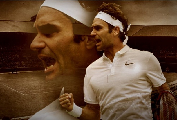 Federer vs Raonic anh 1