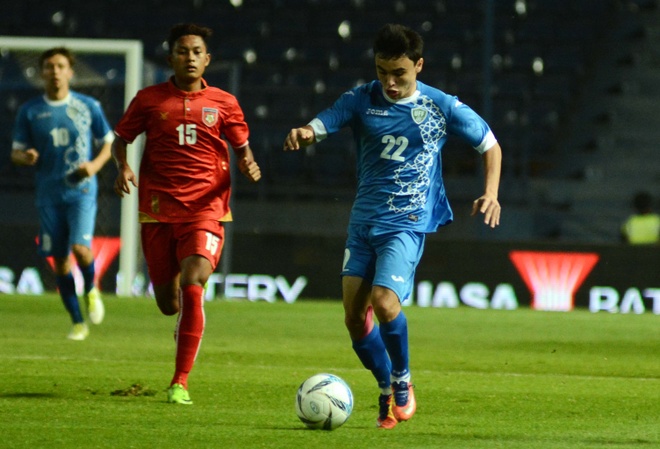 U23 Myanmar vs U23 Uzbekistan anh 11