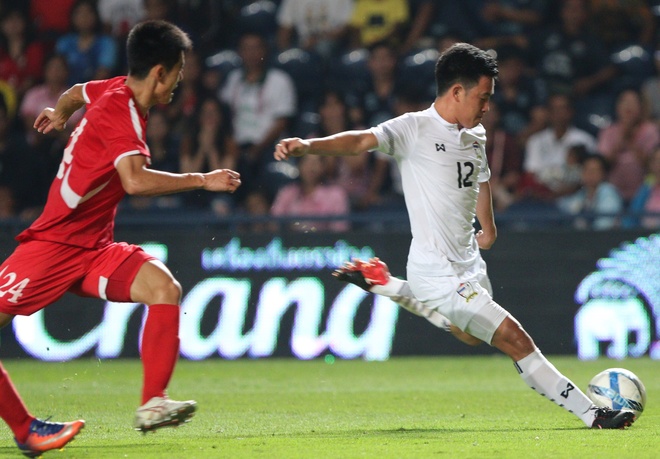 U23 Thai Lan vs U23 CHDCND Trieu Tien anh 14