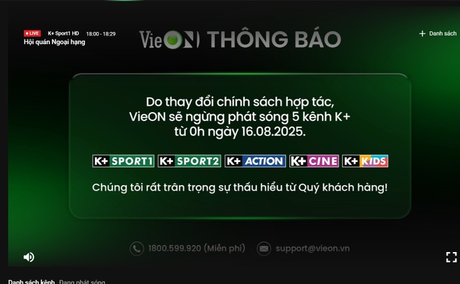 Một loạt dịch vụ cắt kênh K+ - Công nghệ