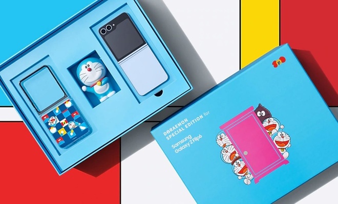 Samsung Galaxy Z Flip6 Doraemon anh 2