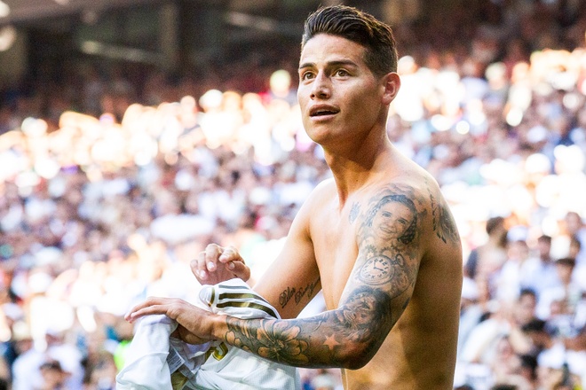 El tatuaje que James Rodriguez tiene en el interior de