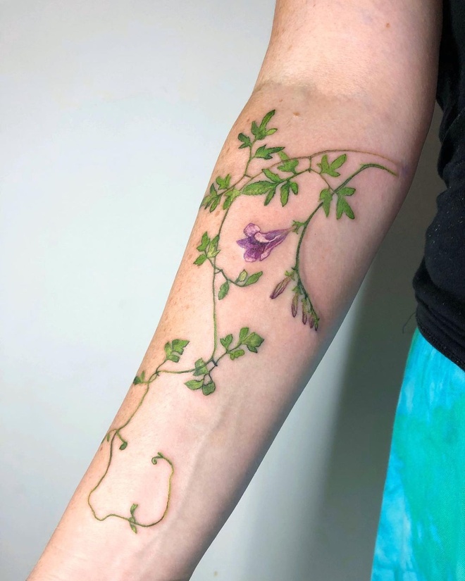 Up tattoo - Hình xăm cây Rẻ Quạt ( hình xăm Bạch Quả ) Đây... | Facebook