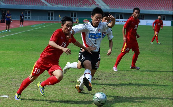 Truc tiep U19 Viet Nam vs U18 ConsadoleVideo anh 2